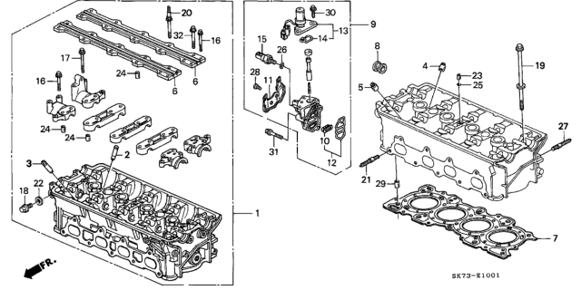 Honda - B-Series Camshaft Seal Plug