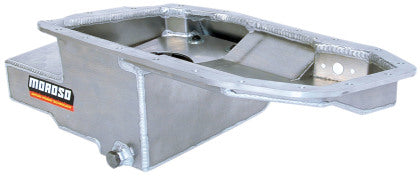 Moroso - Mitsubishi 2.0L DOHC Turbo 4G63 Kicked Out Road Race Baffled 6.25qt 6.5in Aluminum Oil Pan