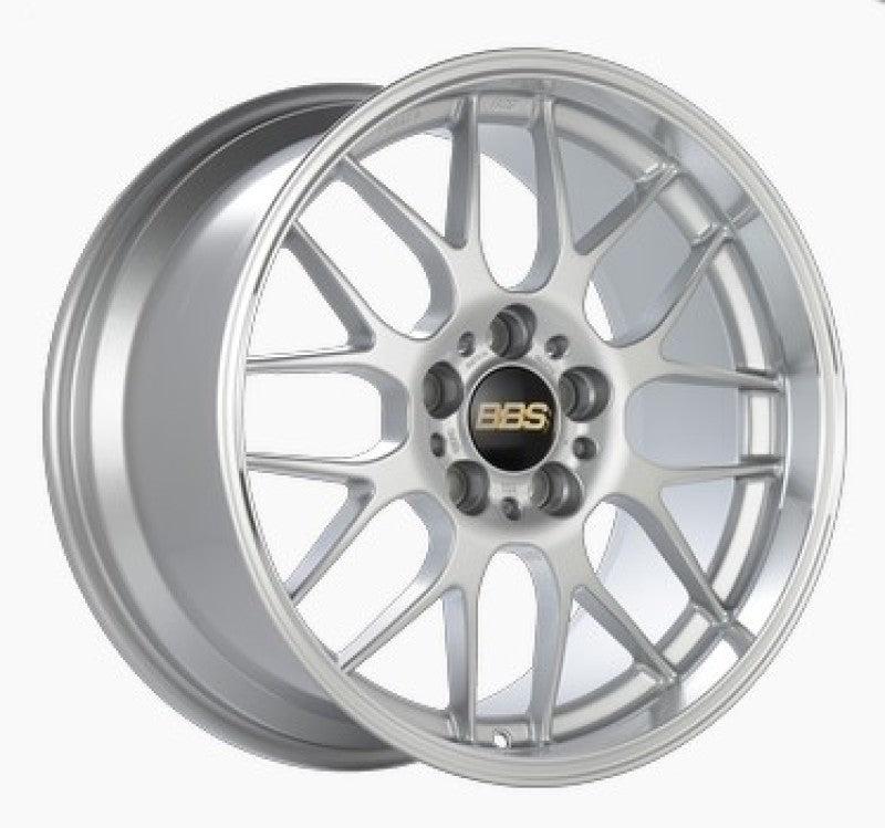 BBS RG-R 19x9.5 5x114.3 ET22 Sport Silver Polished Lip Wheel -82mm PFS/Clip Required