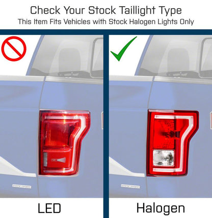 Raxiom 15-17 Ford F-150 LED Tail Lights- Black Housing (Smoked Lens)