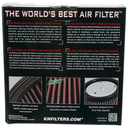 K&N 99-01 Harley-Davidson Twin Cam F/I Air Filter