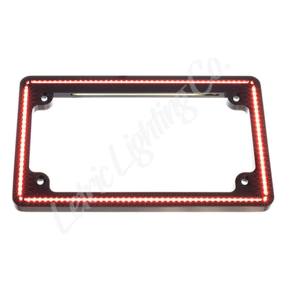 Letric Lighting 2014+ Street Glide Perfect Plate Light License Plate Frame (Gloss)