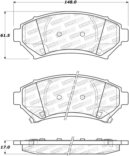 StopTech Street Brake Pads