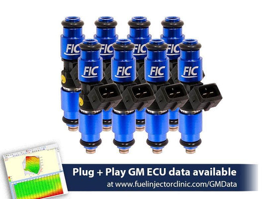 Fuel Injector Clinic 1200cc (130 lbs/hr at OE 58 PSI fuel pressure) Injector Set LS1 engines (High-Z)