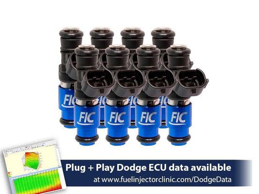 Fuel Injector Clinic 2150cc (240 lbs/hr at OE 58 PSI fuel pressure) Injector Set Dodge Hemi SRT-8, 5.7 (High-Z)