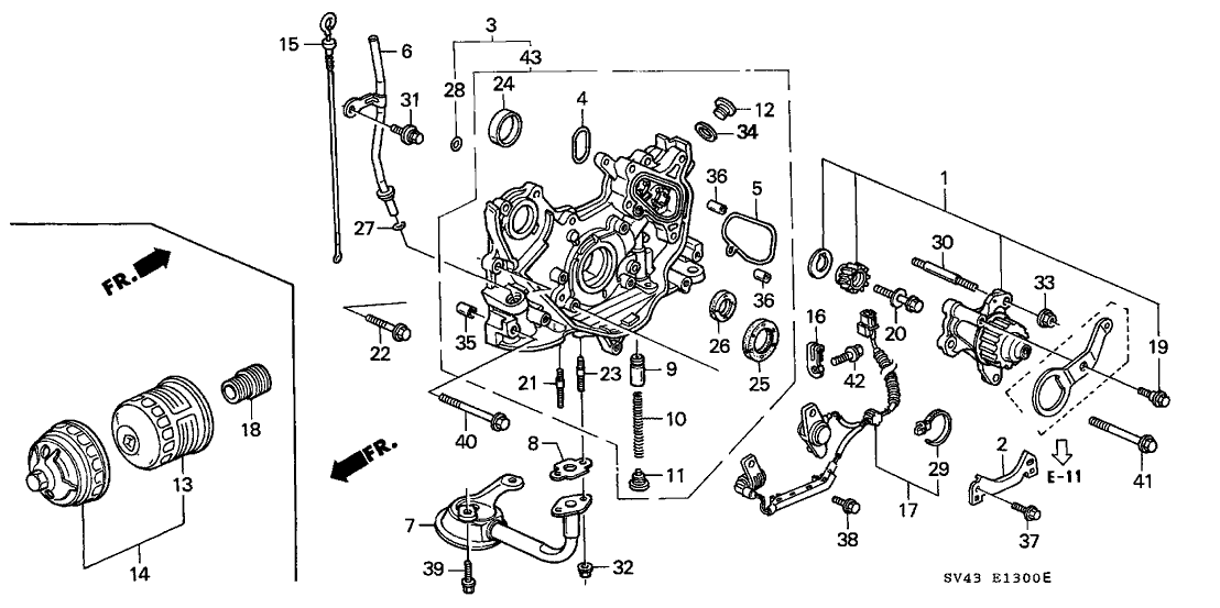 Honda - Oil Filter Holder