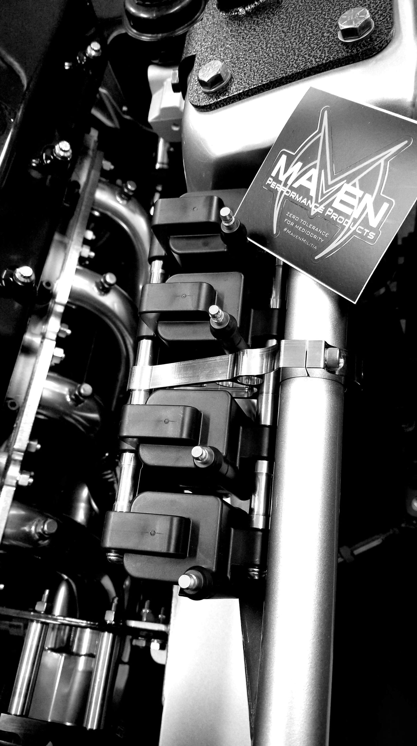 Maven Performance - IGNITION COIL MOUNT TUBE CLAMP