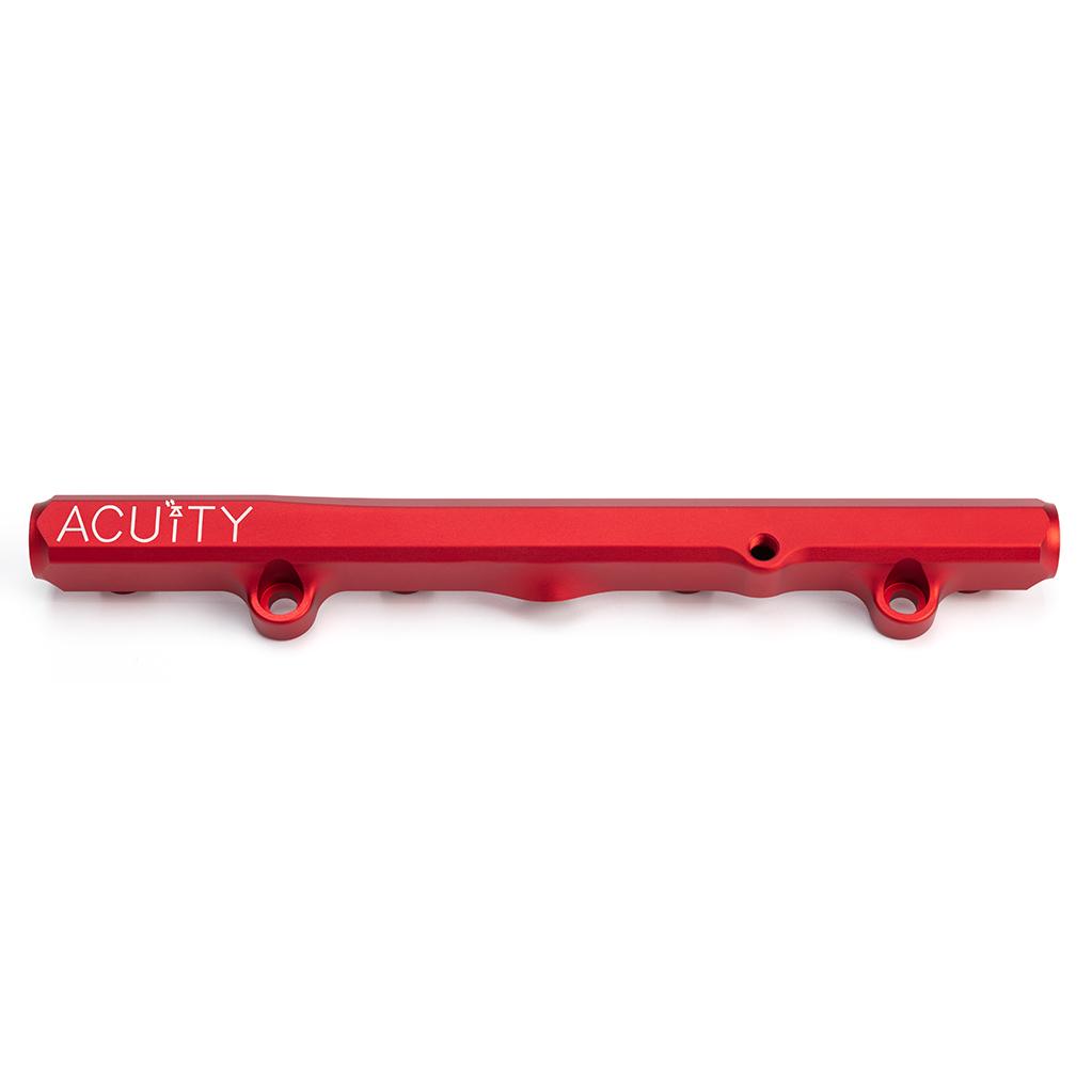 Acuity - K-Series Fuel Rail in Satin Red Finish