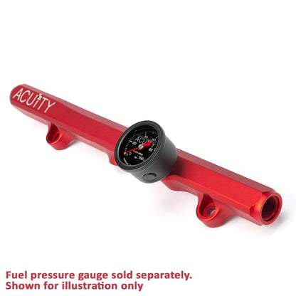 Acuity - K-Series Fuel Rail in Satin Red Finish