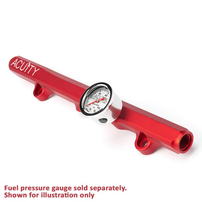 Acuity - K-Series Fuel Rail in Satin Red Finish