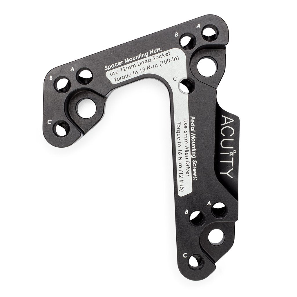 Acuity - Throttle Pedal Spacer for the Left-Hand-Drive Vehicles